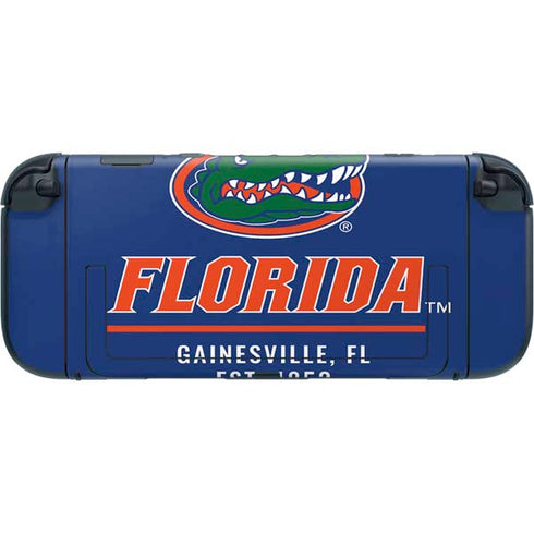 University of Florida Gainesville Est 1853 Blue Nintendo Switch 2 (2025) with Joy-Con Skin